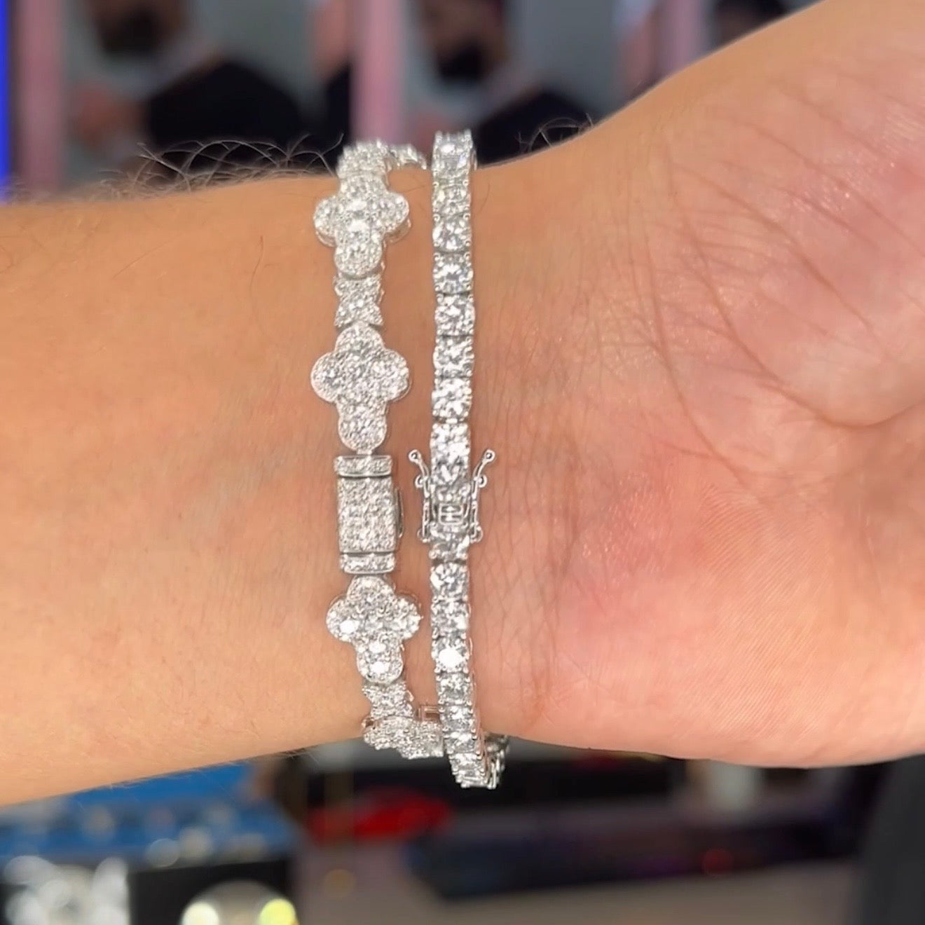 925 Tennis Bracelet With Moissanite