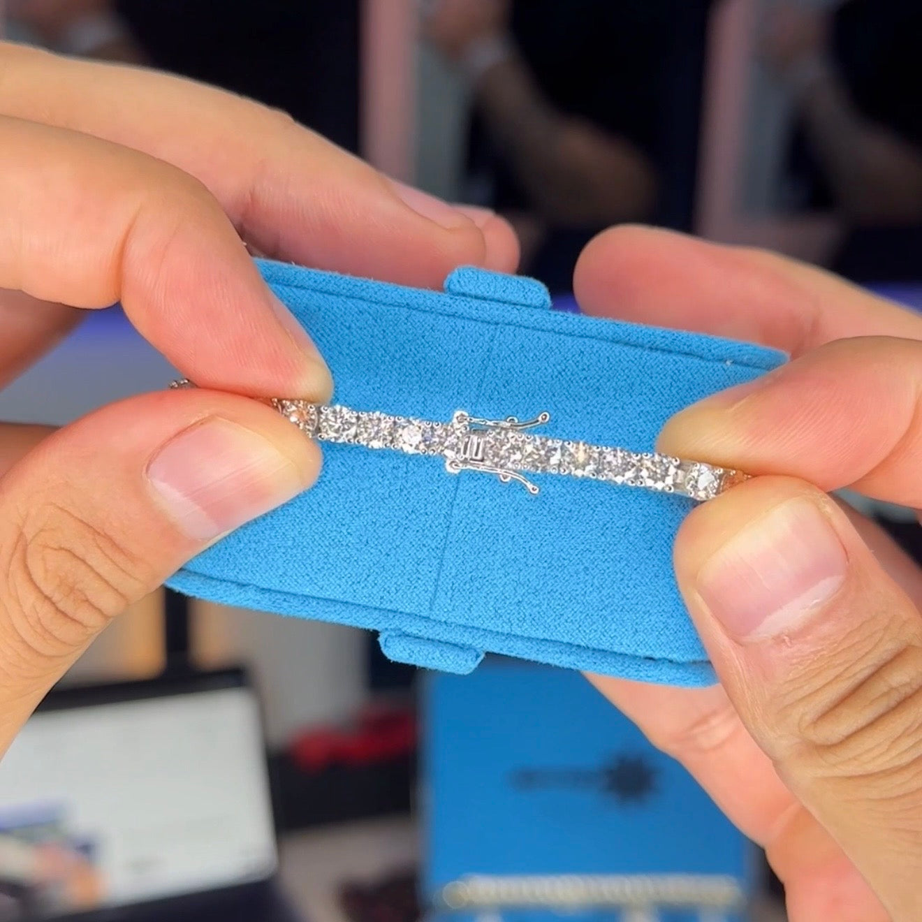 925 Tennis Bracelet With Moissanite