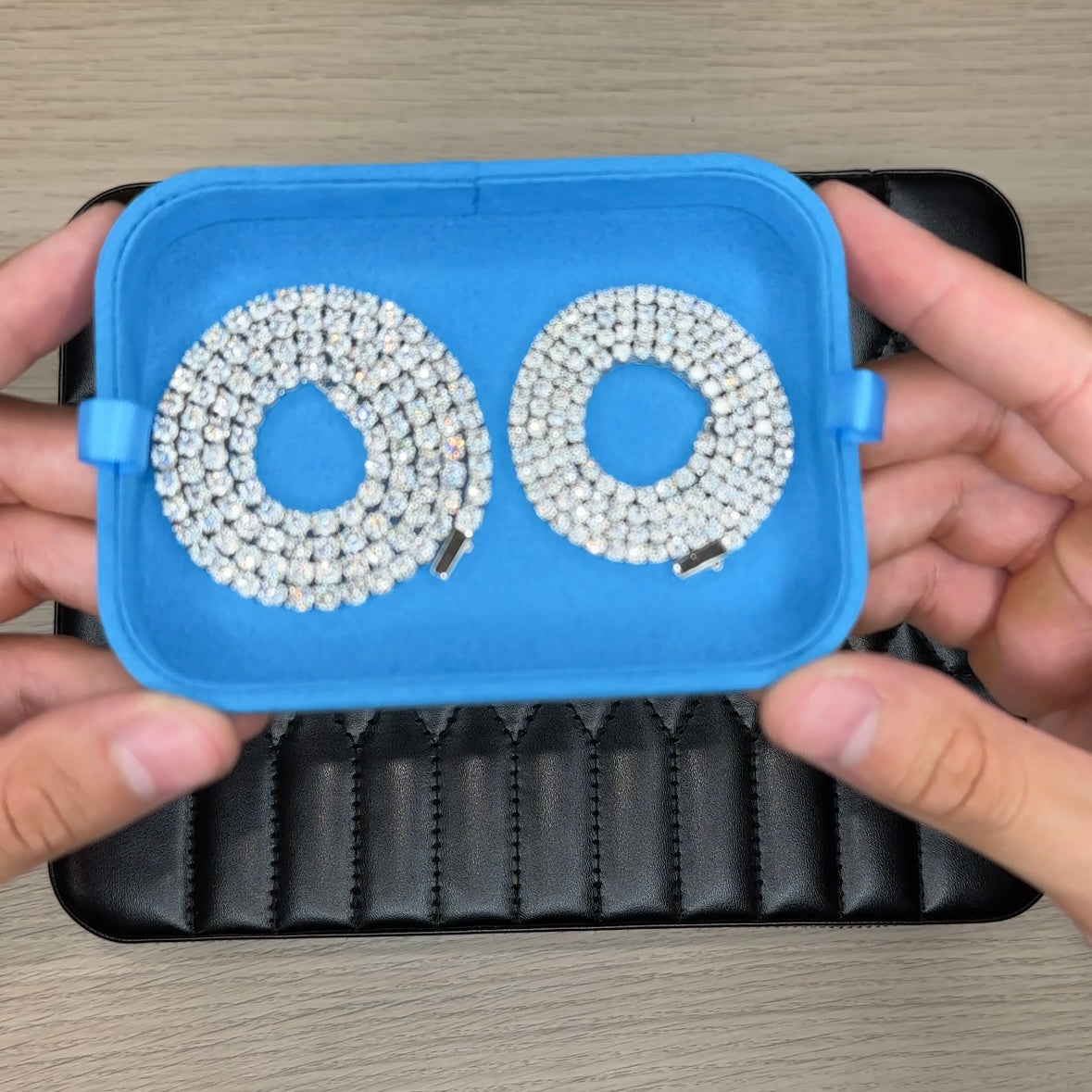 925 Tennis Chain W/ Moissanite