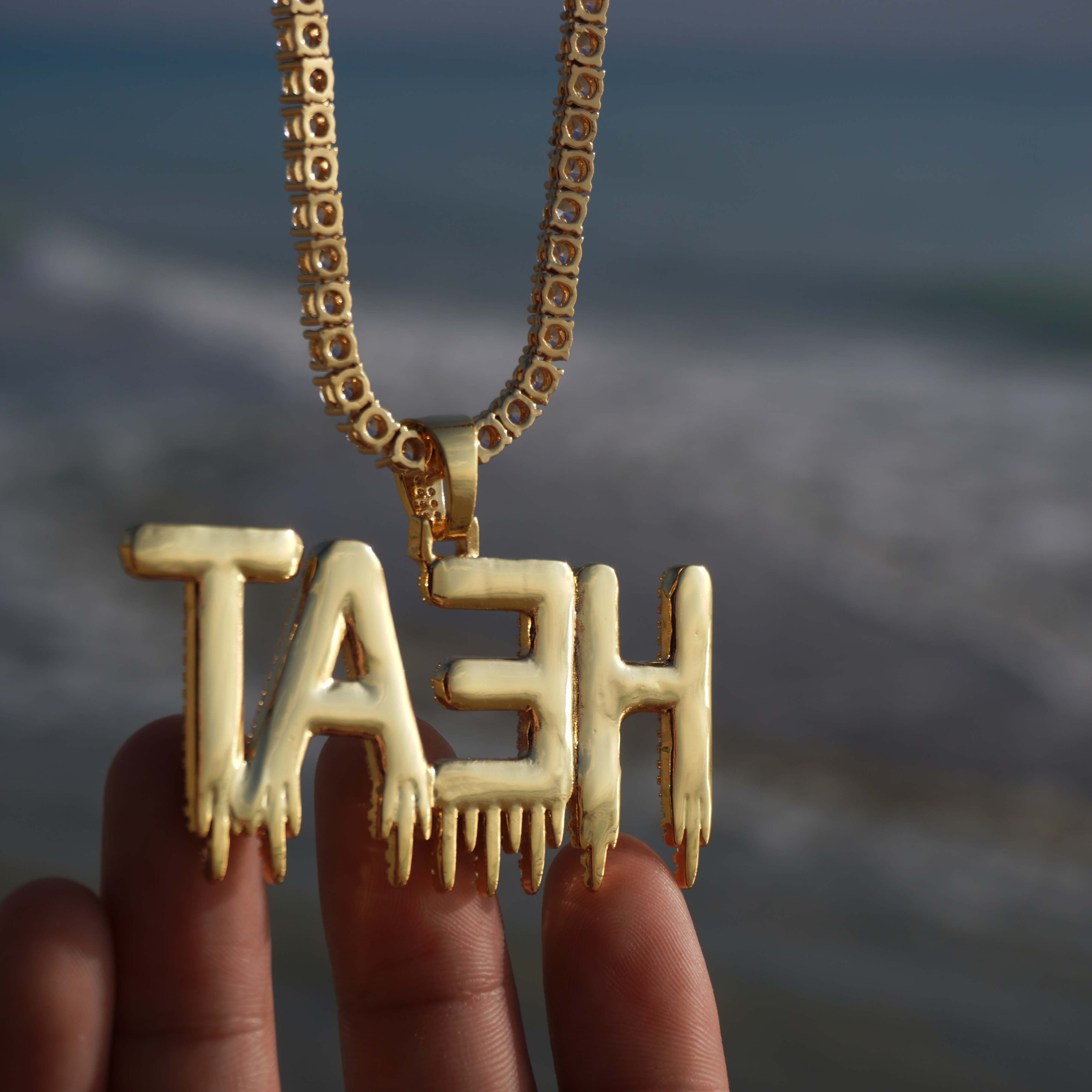 Custom Ice Drip Letters