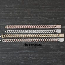 Load image into Gallery viewer, 10MM Prong Set Cuban Link Bracelet